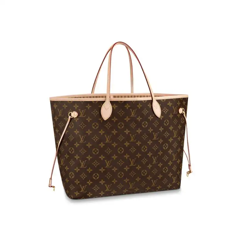 Louis Vuitton Monogram Canvas Neverfull GM M40990 Beige 0125