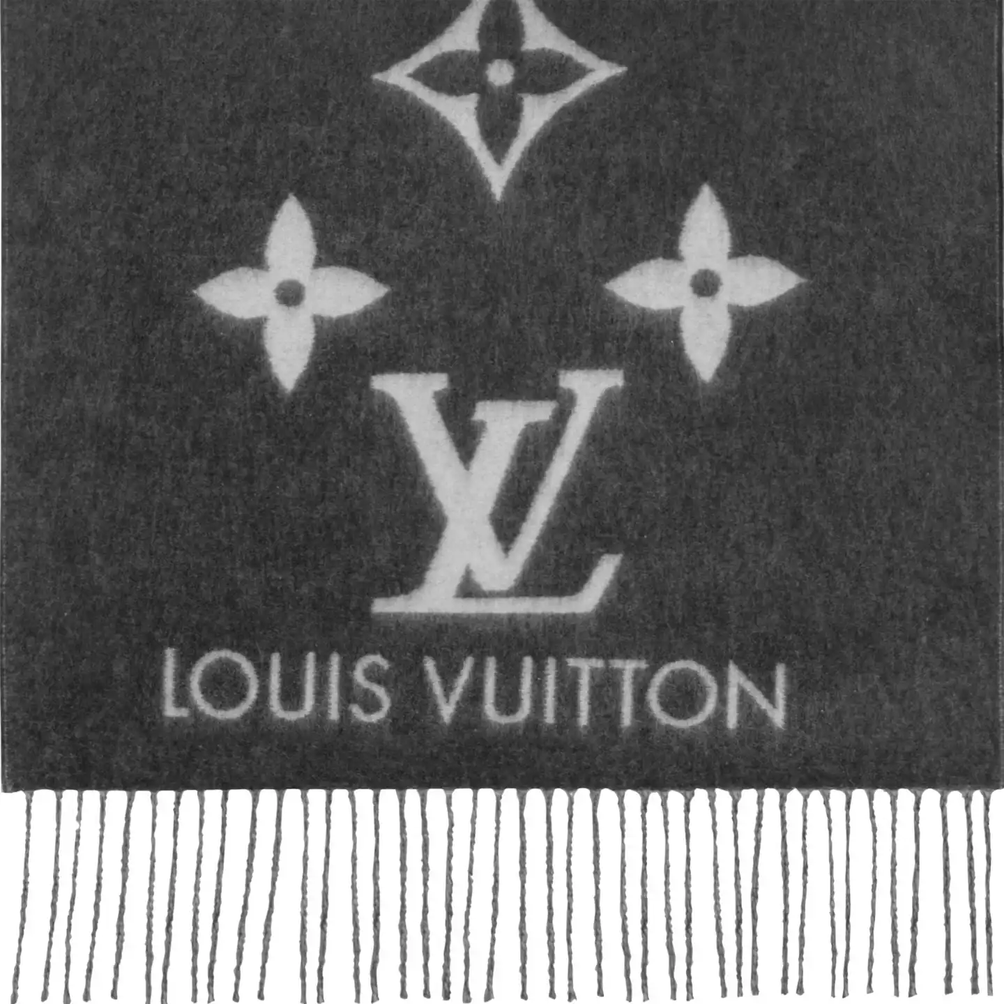 Affordable Louis Vuitton Grey M76336 Reykjavik Gradient Scarf 0124