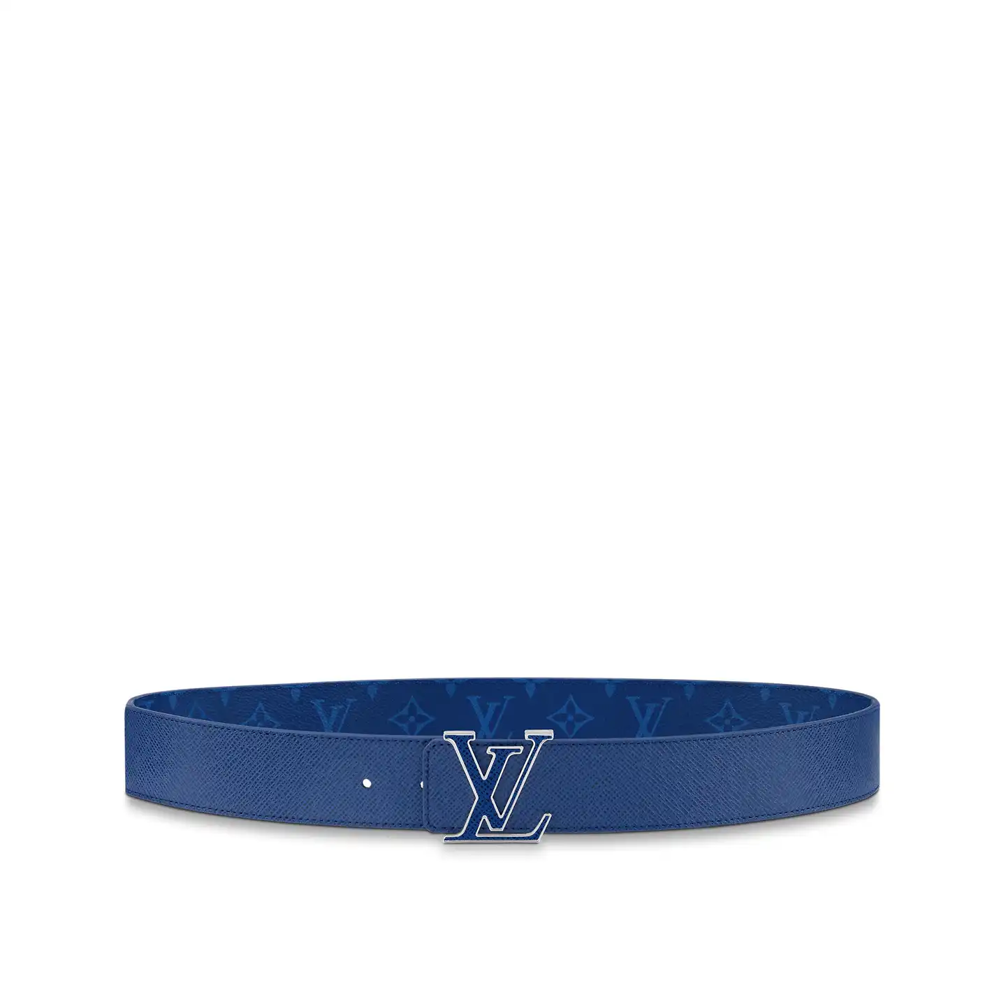 Affordable Louis Vuitton M0159U Blue LV Initiales 40mm Reversible Belt 0204