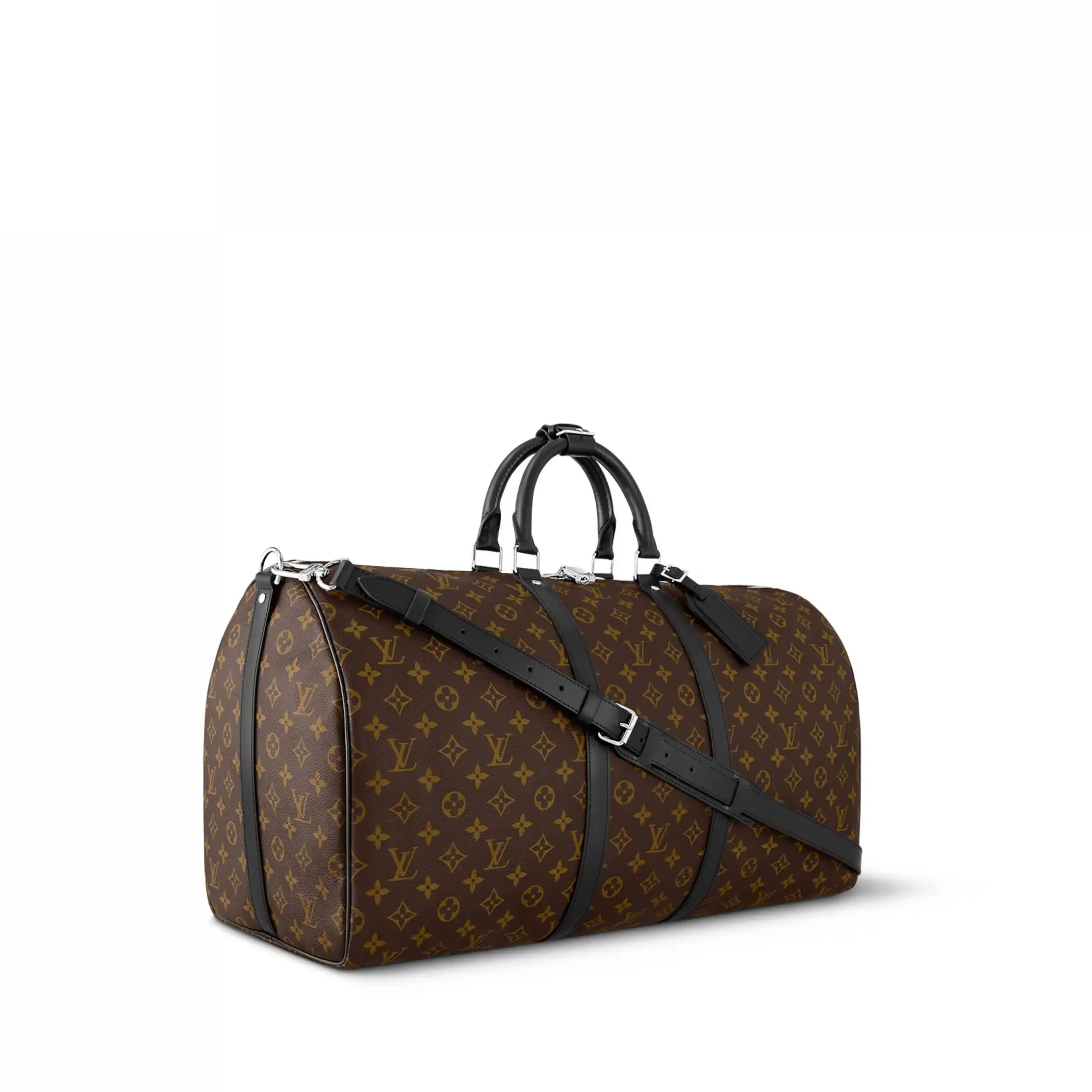 Cheap 55 M56714 Bandouliere Louis Vuitton Keepall Black 0219