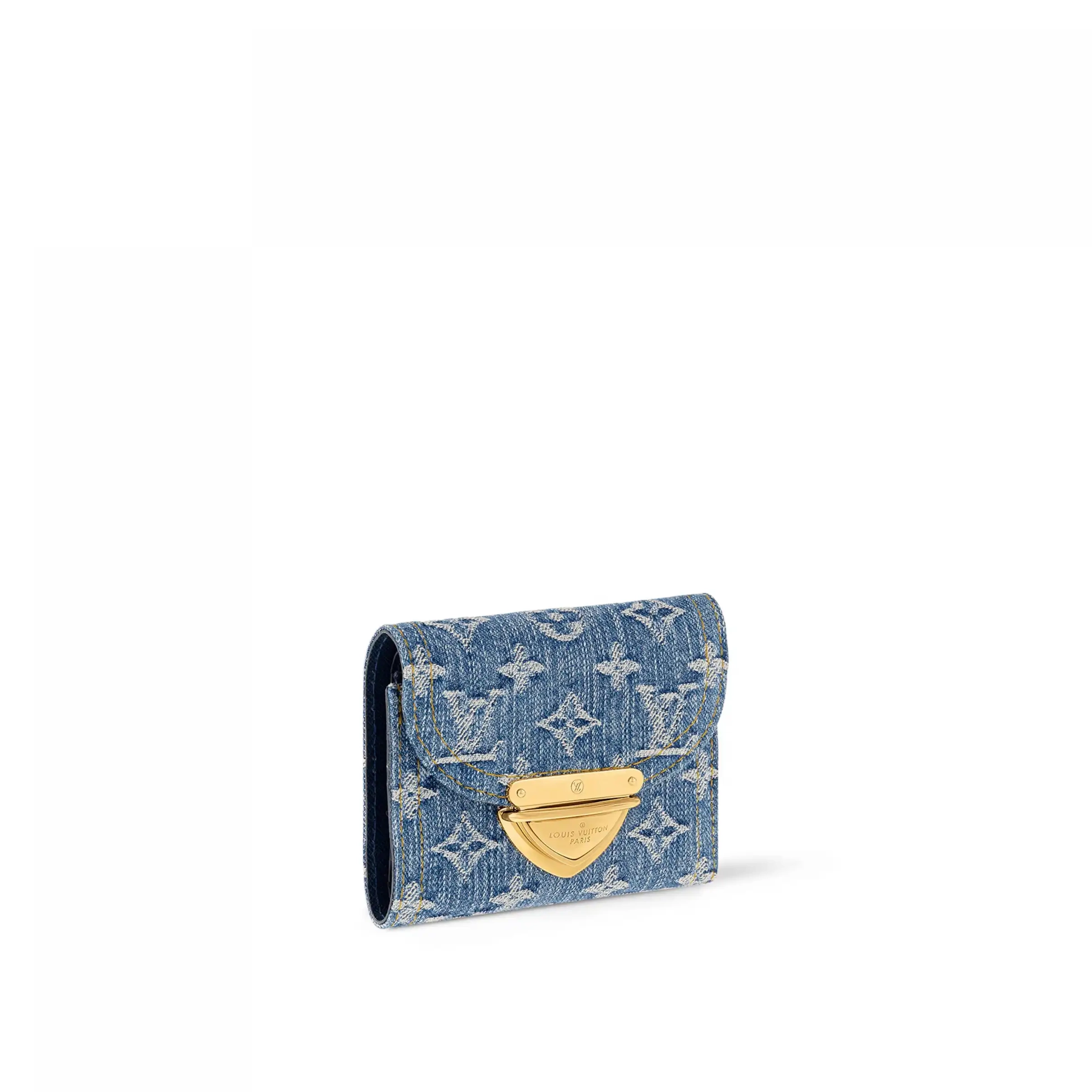 Cheap Victorine Blue Louis Wallet Vuitton Denim M82959 0218