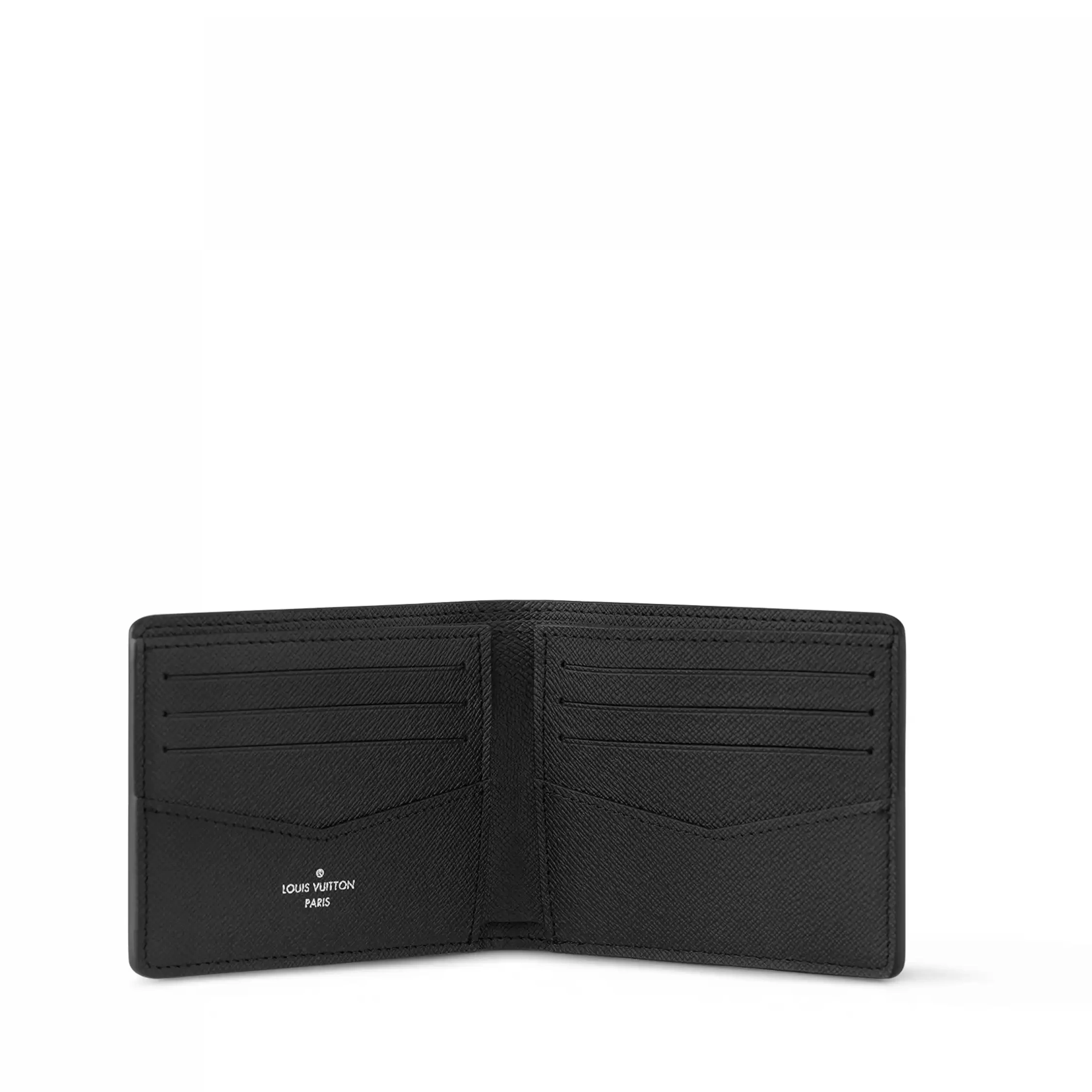 Affordable M30539 Vuitton Leather Taiga Louis WALLET SLENDER 0215