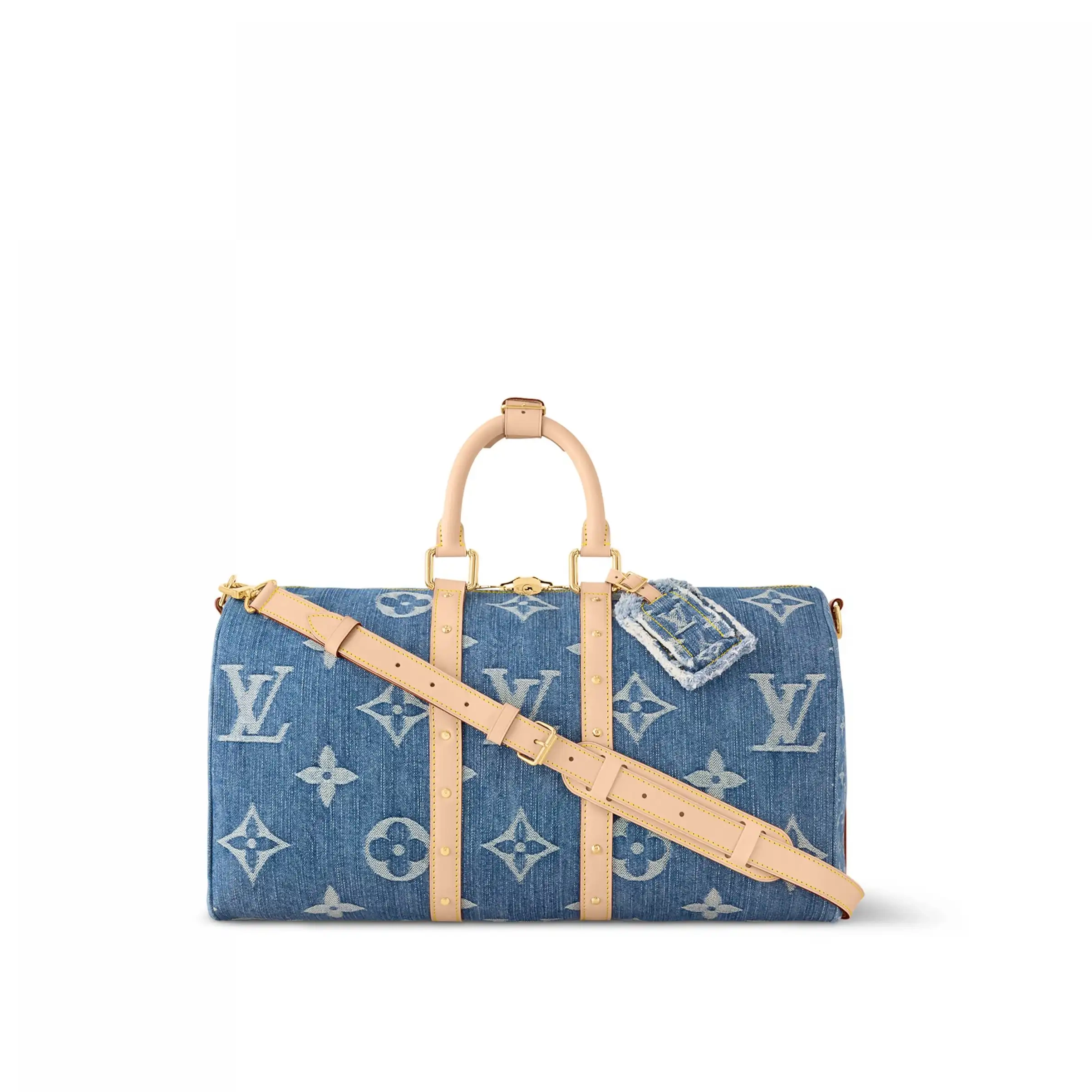 Affordable Blue Denim 45 Bandoulière Keepall M24315 Louis Vuitton 0219