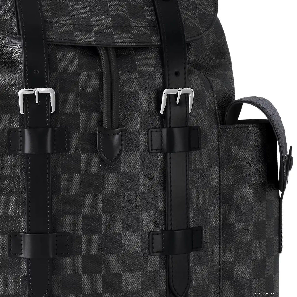 Affordable Louis Vuitton Graphite Canvas Christopher N41379 Damier PM 0222