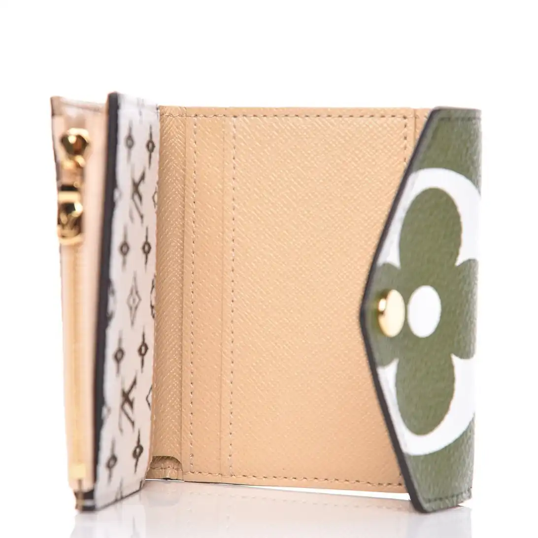 Cheap Louis Vuitton Monogram Giant Zoe Wallet Khaki M67640 0205