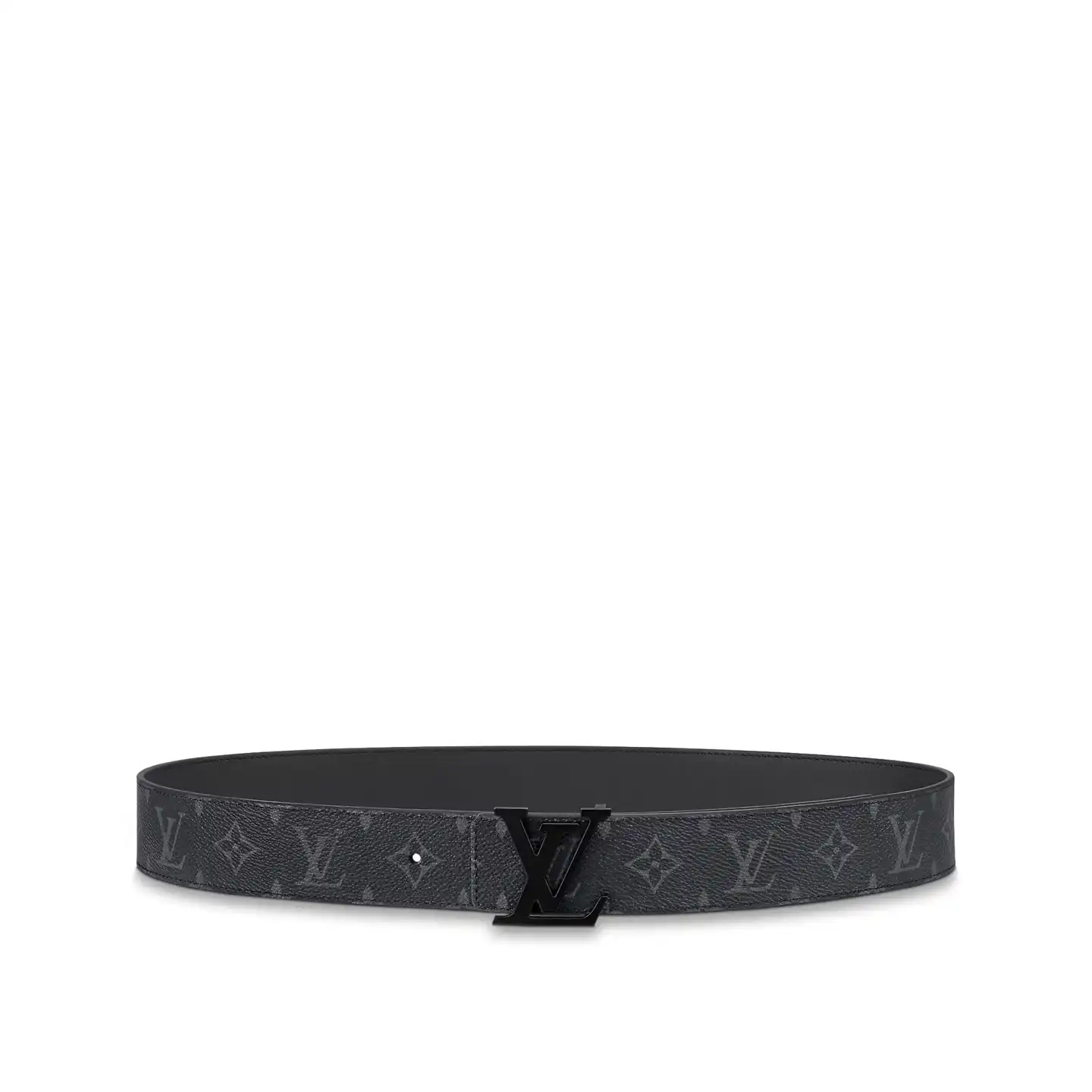 Cheap Louis Vuitton M0449U LV Initiales 40mm Matte Black Belt 0204