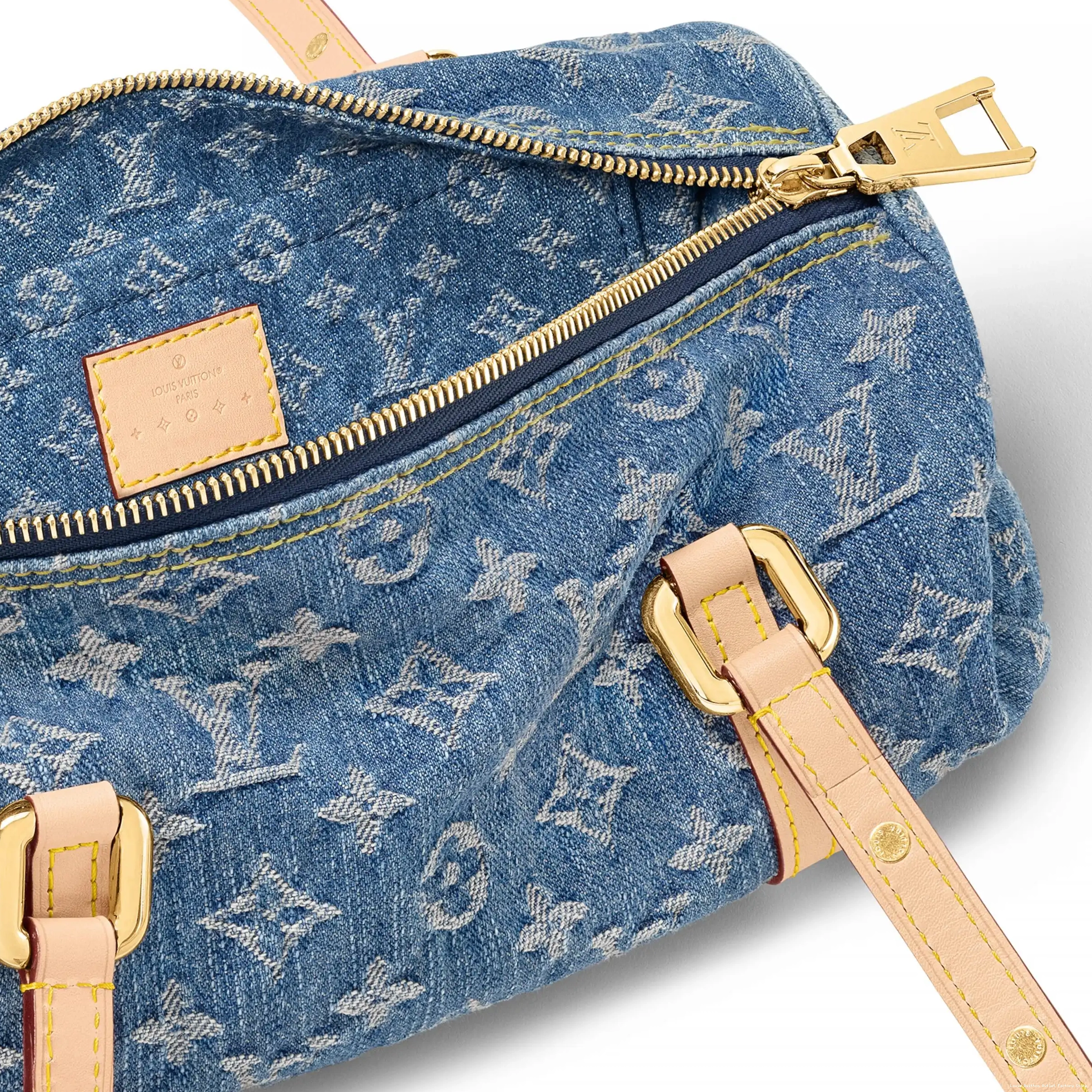 Cheap Louis M46830 Vuitton Papillon Denim Blue 0226